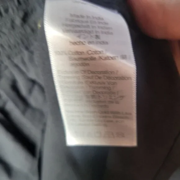 Madewell The Melody Black Smocked Cotton Sleeveless Midi Tank Dress Size XS - Picture 4 of 8